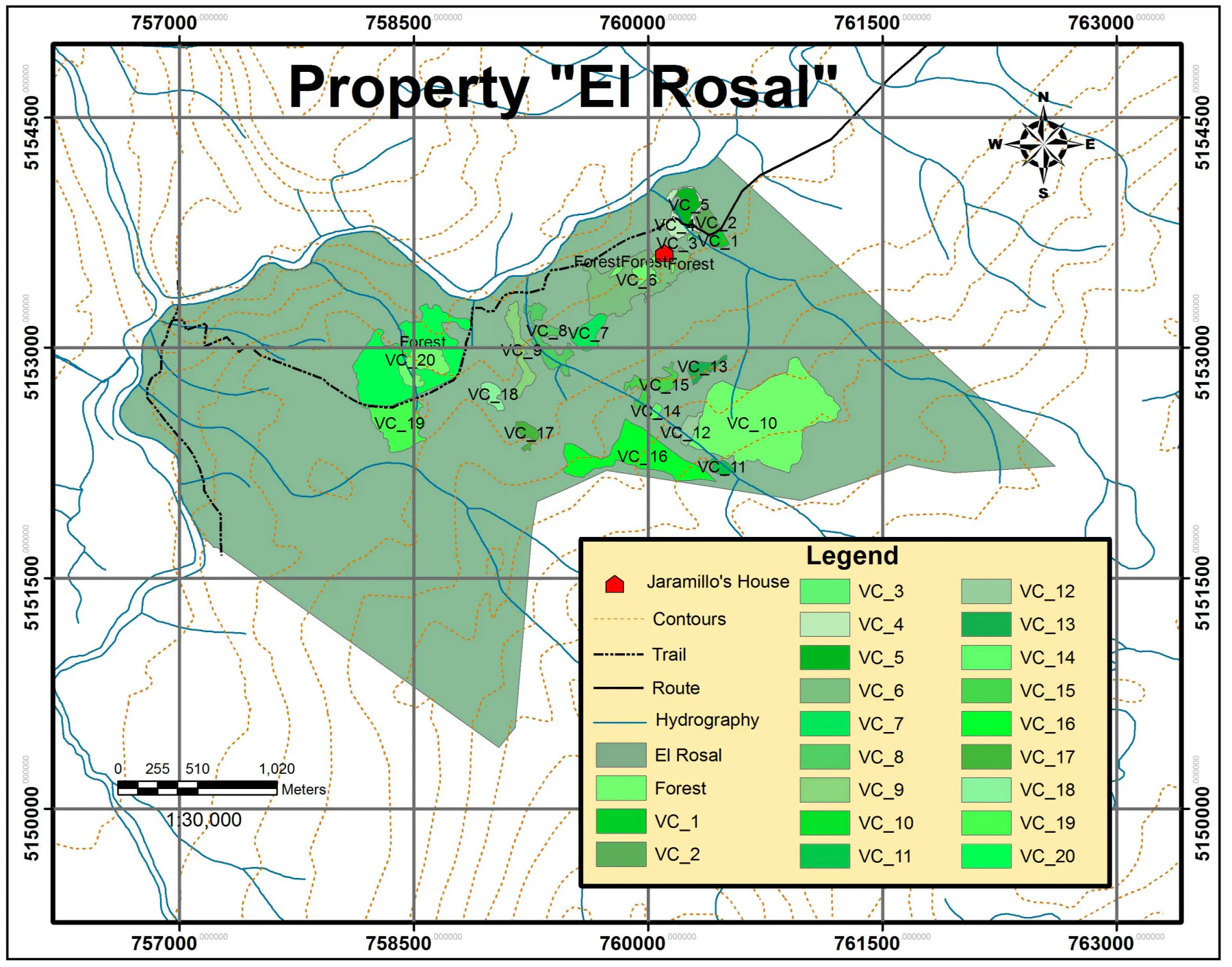 Reforestation of Degraded Lands in Valle California, Patagonia, Chile