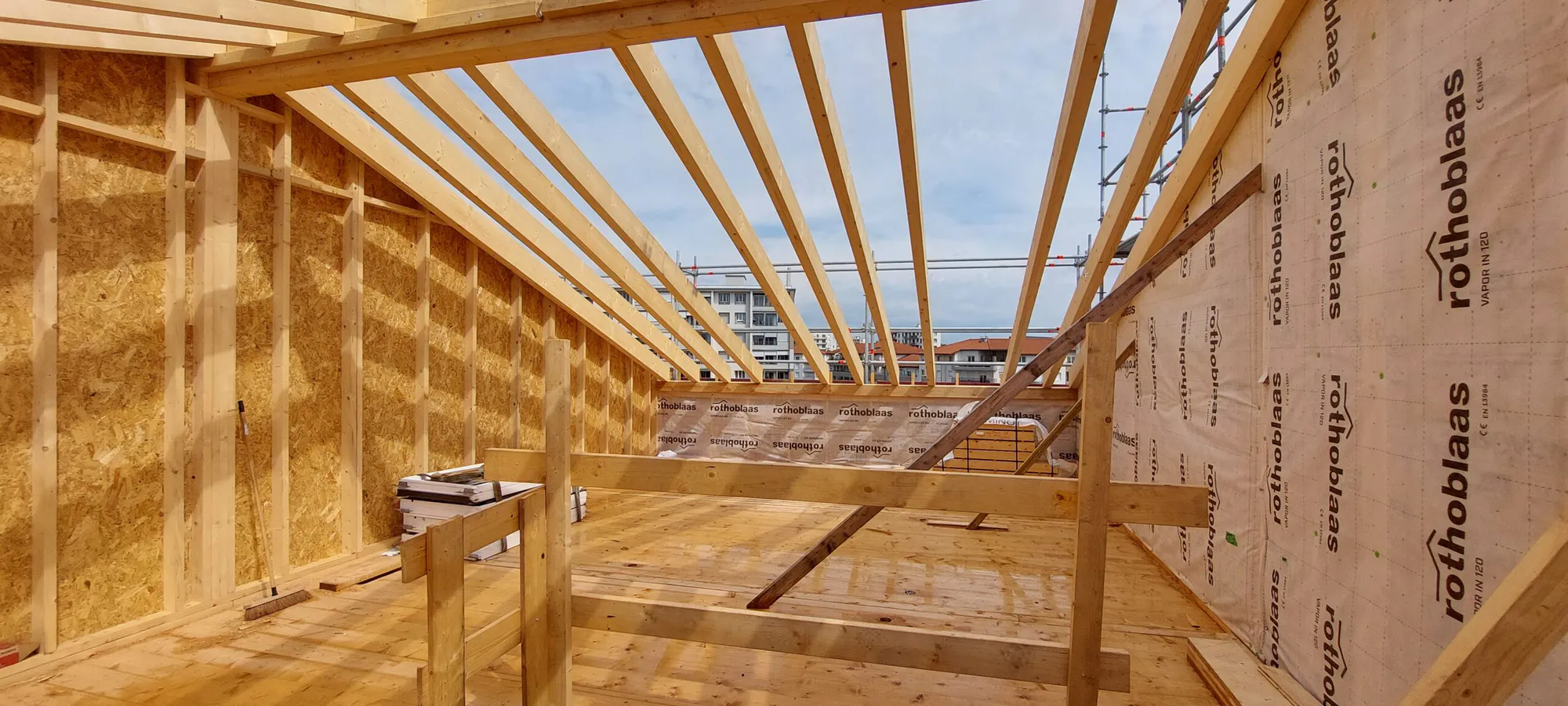 Precast Building Elements from Local and Bio Based Straw and Wood