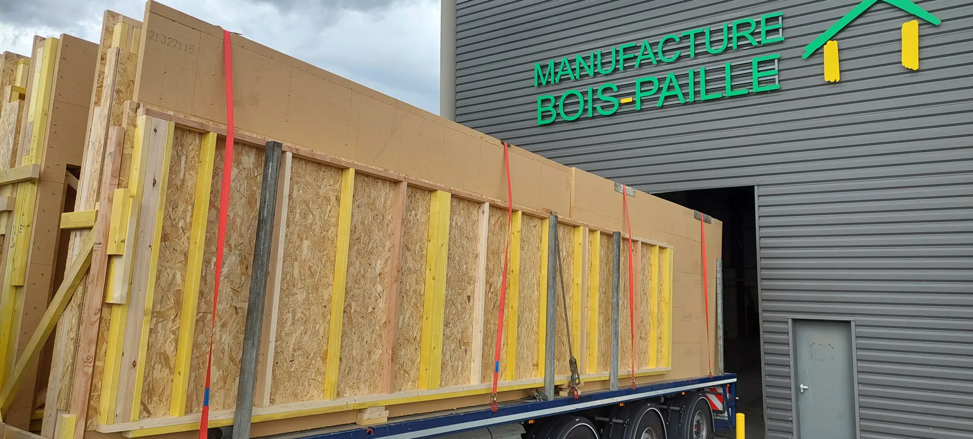 Precast Building Elements from Local and Bio Based Straw and Wood