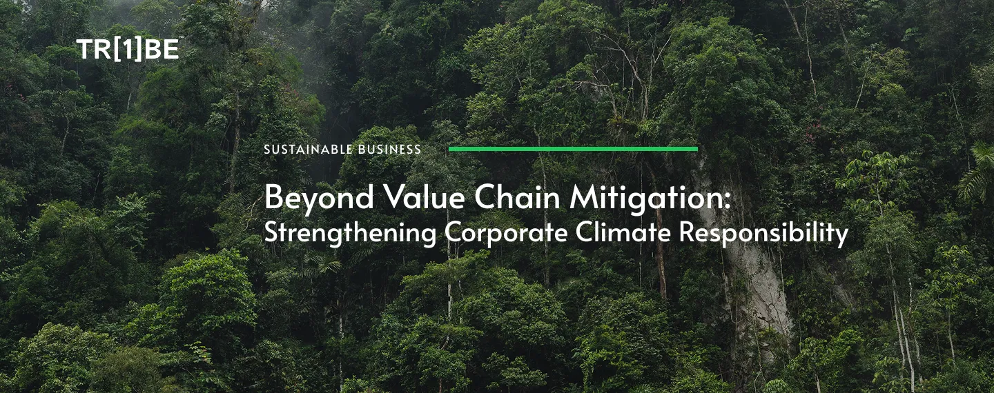 Beyond Value Chain Mitigation: Strengthening Corporate Climate Responsibility
