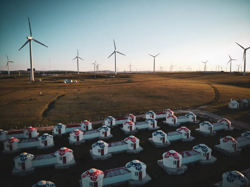 Wujier Phase I Wind Power Project in nner Mongolia, China