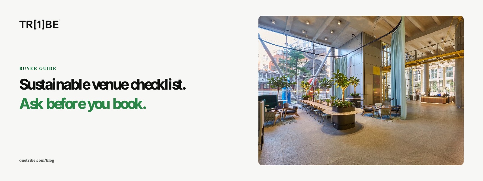 Sustainable Venue Checklist